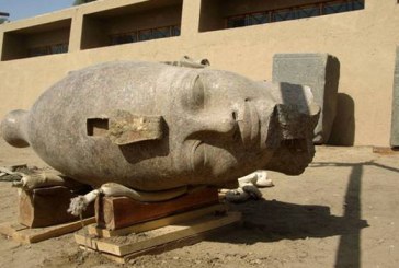 Pronađena kamena glava faraona