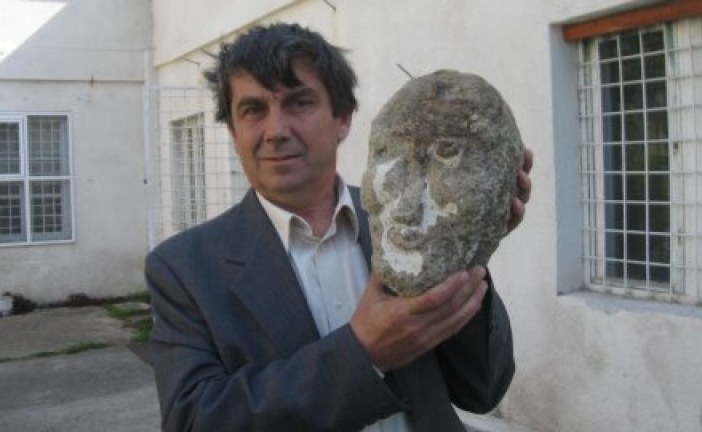 Iskopana kamena keltska glava iz II veka