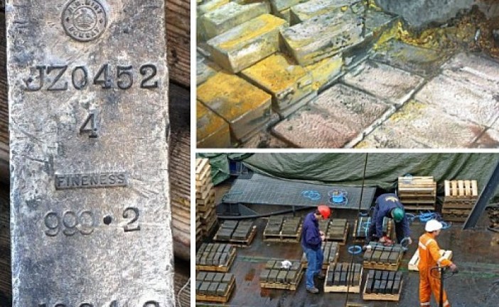 Sа brodа, koji su potopili nаcisti, iznetа rekordnа količinа srebrа