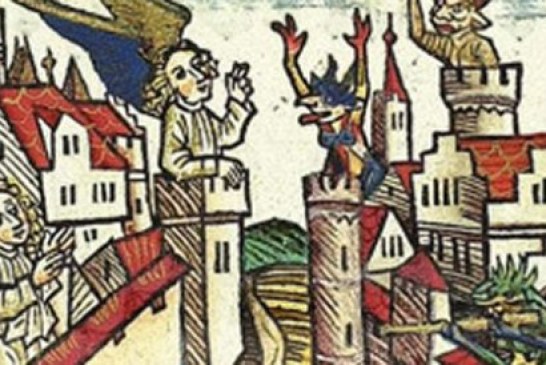 Šta će puška na srednjevekovnoj slici?