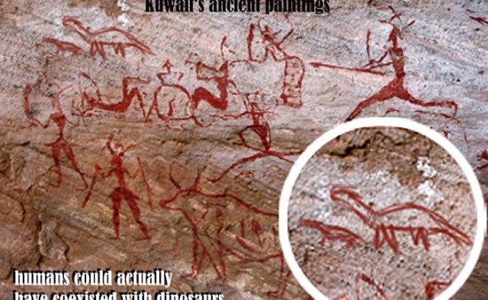 Otkriven pećinski crtež koji dokazuje da su dinosauruse istrebili ljudi