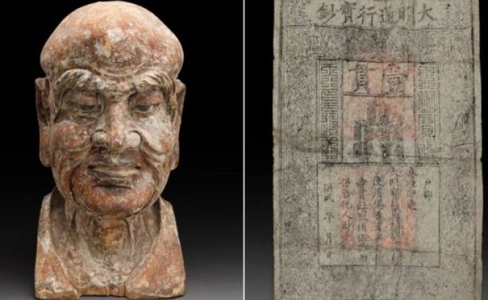 U kineskoj skulpturi pronađena retka novčanica iz dinastije Ming